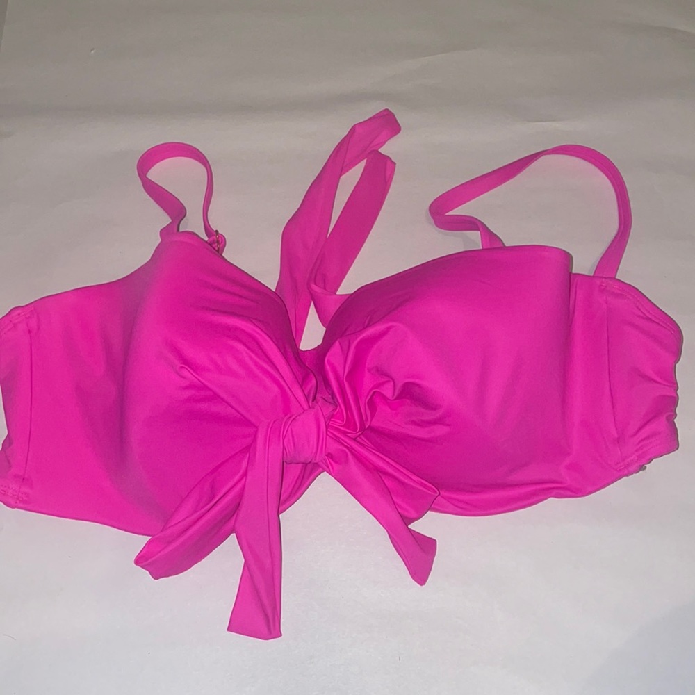 Hot pink Catalina swim suit top